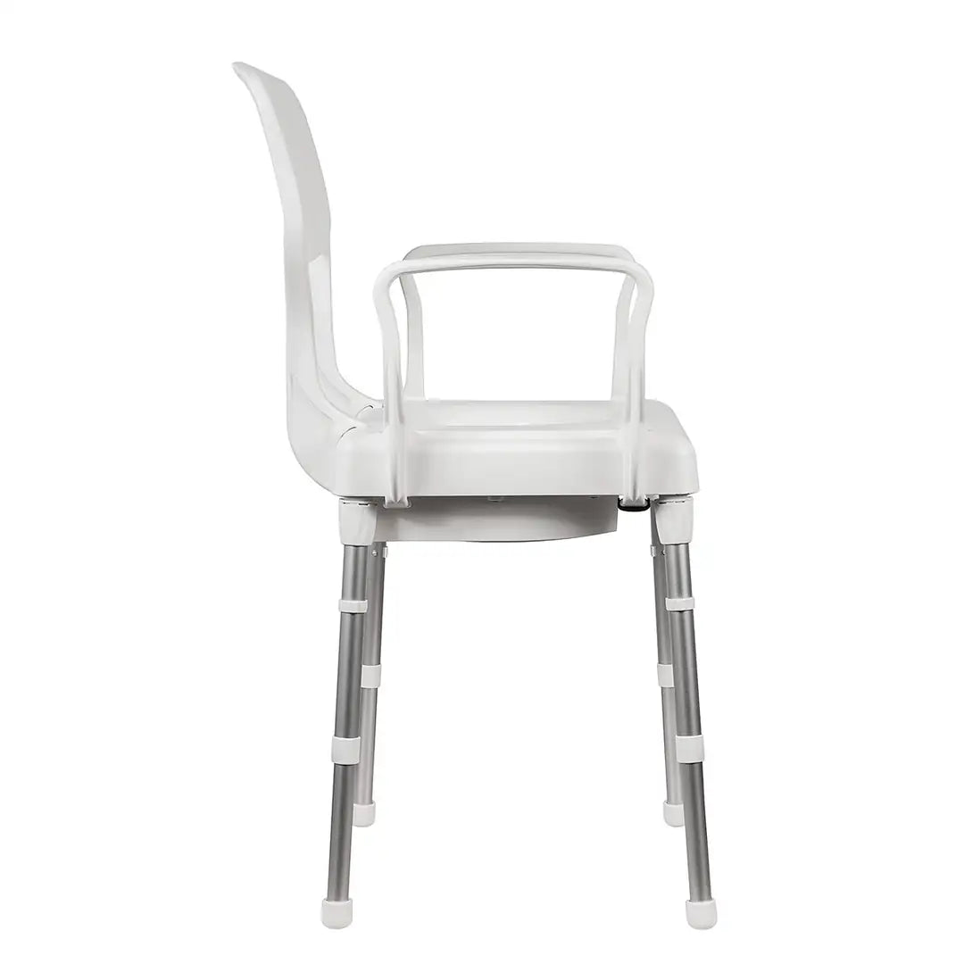 Lyon Height Adjustable Commode Chair - Rebotec DJ362.00.30