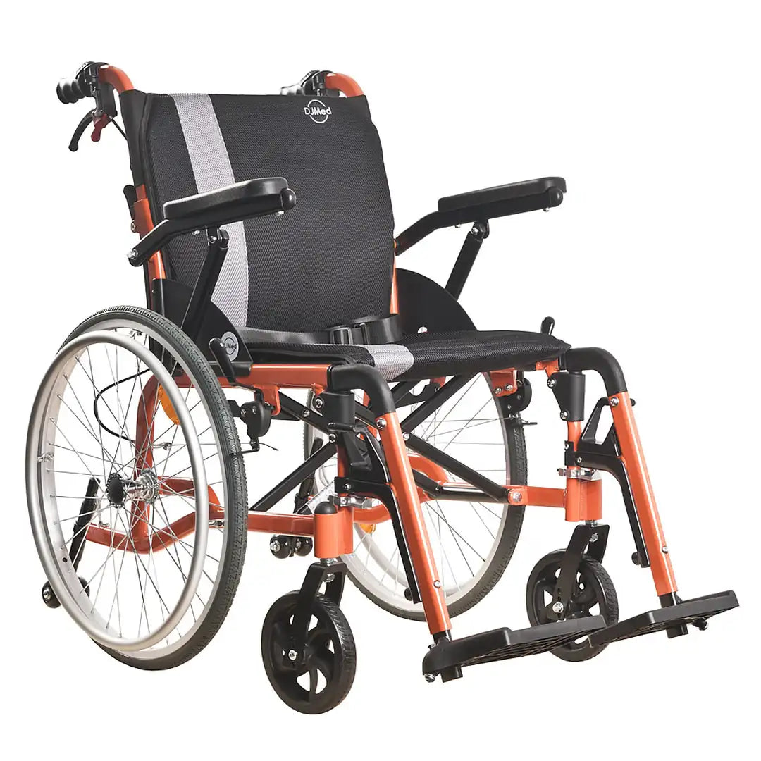 MyRide Self Propelled Wheelchair - DJ Med - Orange - DJ70789