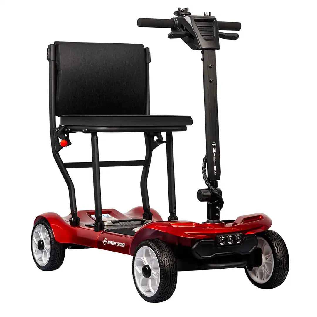 MyRide Cruise Portable Mobility Scooter - DJ Med - Red - DJ709010
