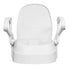 Adjustable Toilet Seat Raiser With Armrests - DJ Med DJ73347
