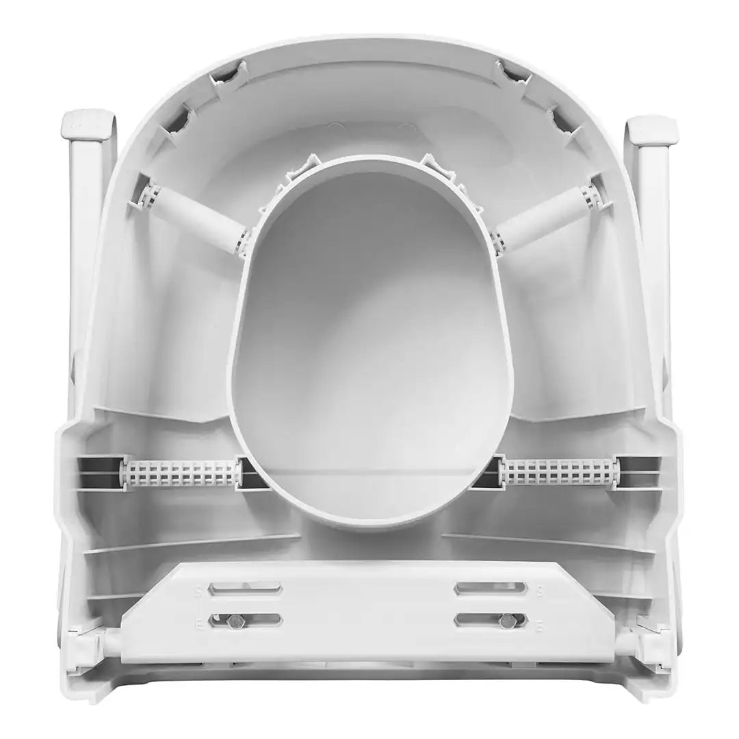 Adjustable Toilet Seat Raiser With Armrests - DJ Med DJ73347