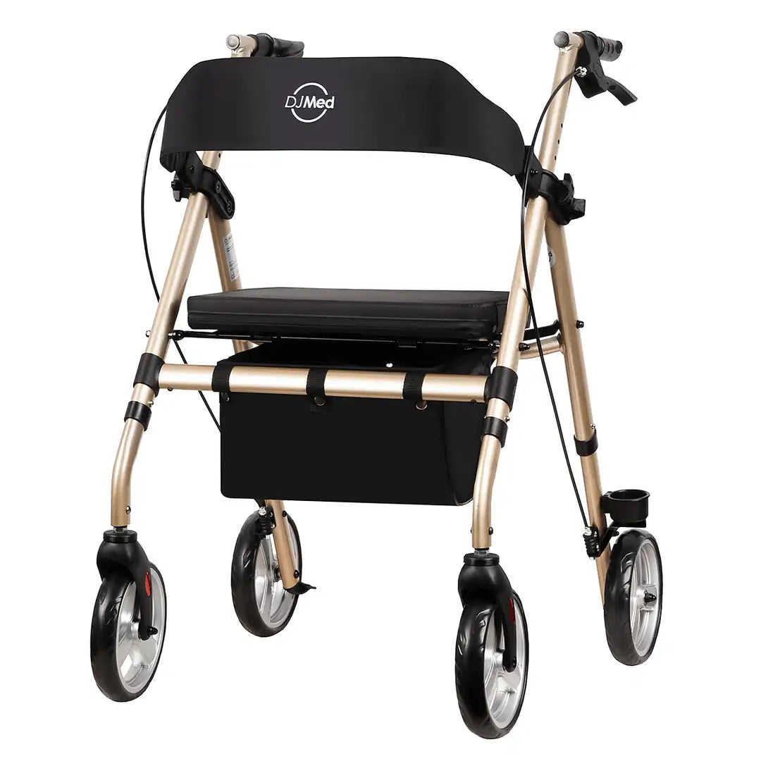 Classic Rollator & Mobility Walker - DJ Med DJ76508