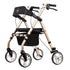 Classic Rollator & Mobility Walker - DJ Med - Champagne - DJ76508
