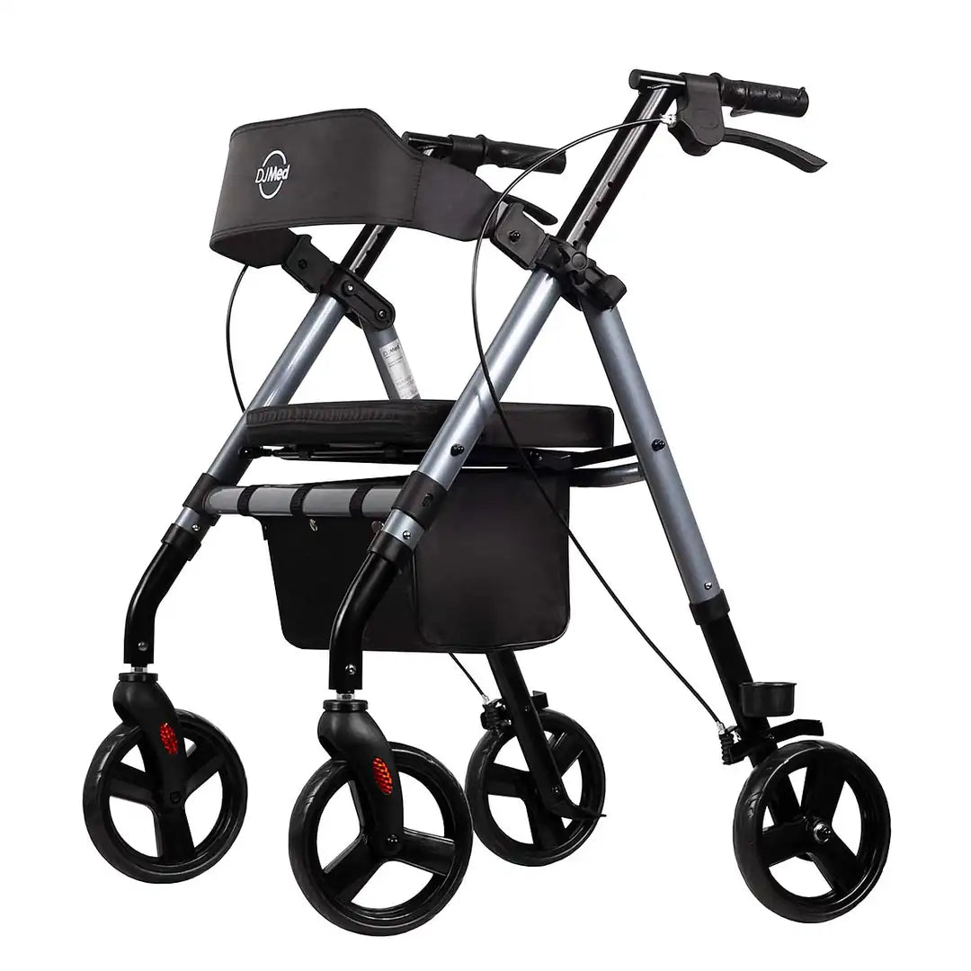 Classic Rollator & Mobility Walker - DJ Med - Midnight - DJ76509