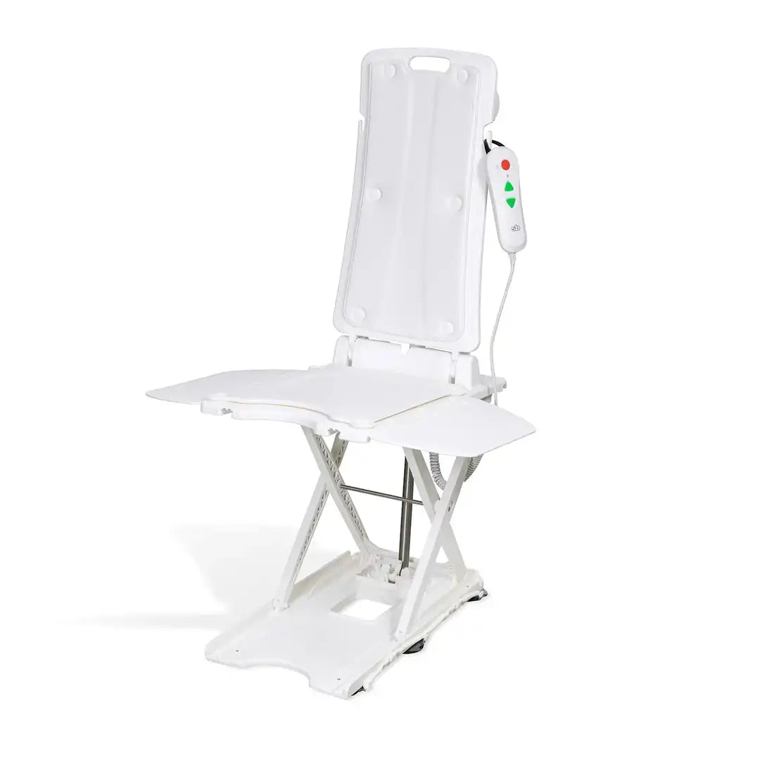 Auto Bath Lift Chair - DJ Med - White - DJ810101