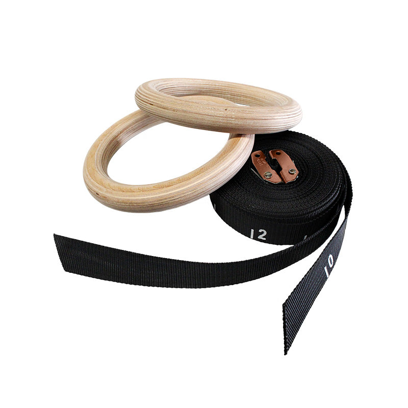 Gym Rings Wooden GR-W