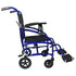 Blue Aluminium Aspire Lite Wheelchair Side MWS442300