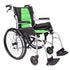 Green Aluminium Aspire Vida Folding Wheelchair Self Propelled MWS449865