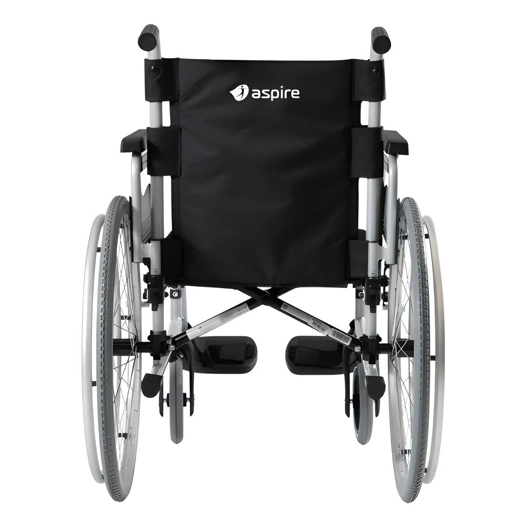 Silver Steel Aspire Assist 3 Wheelchair 400mm MWS452210