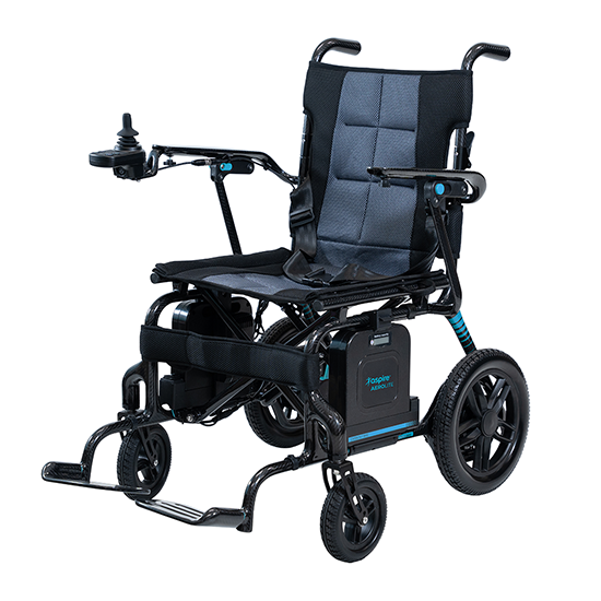 Aspire Aerolite Carbon Fibre Powerchair 400mm Blue PWS654145 