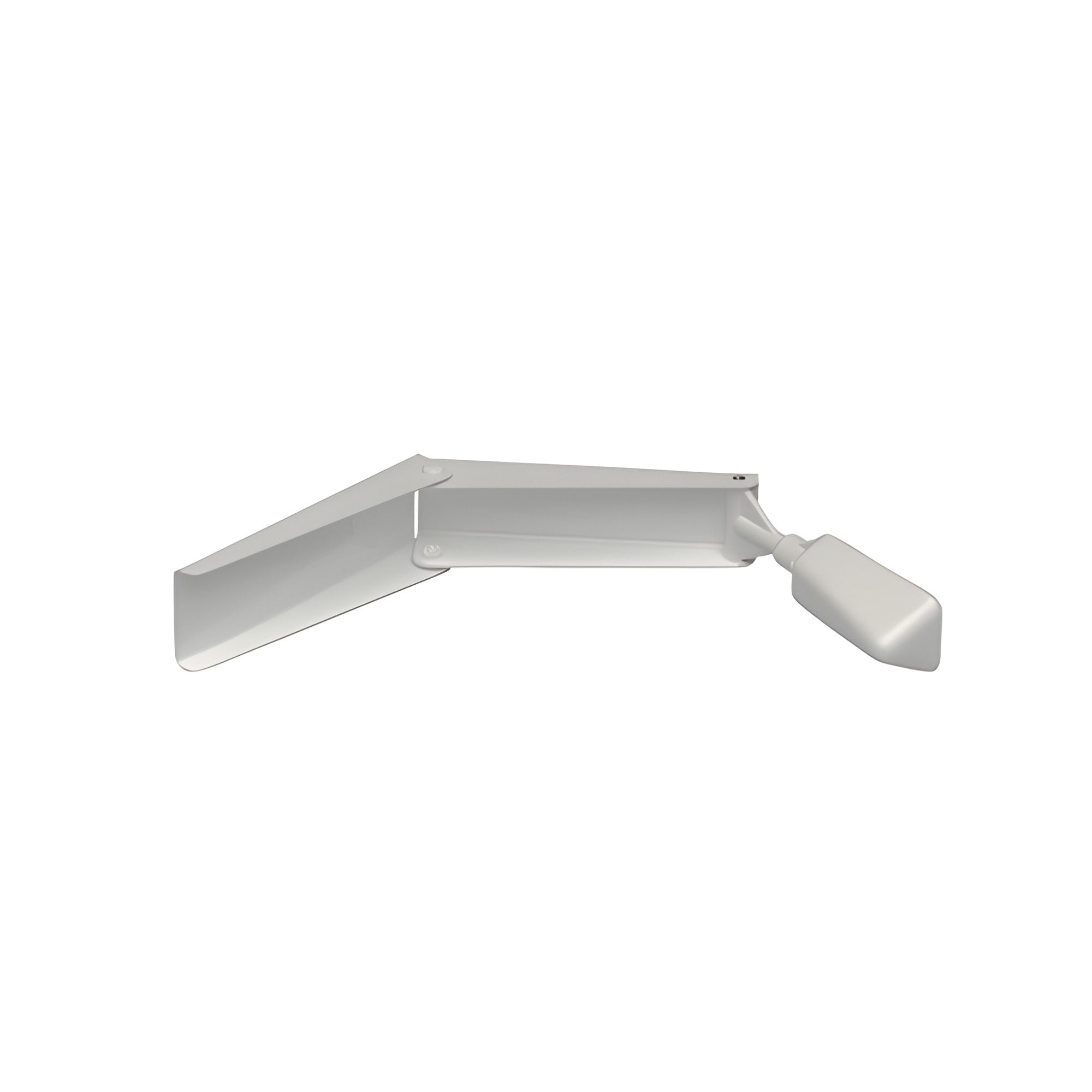 White Moulded Plastic Bottom Wiper Folding S1214