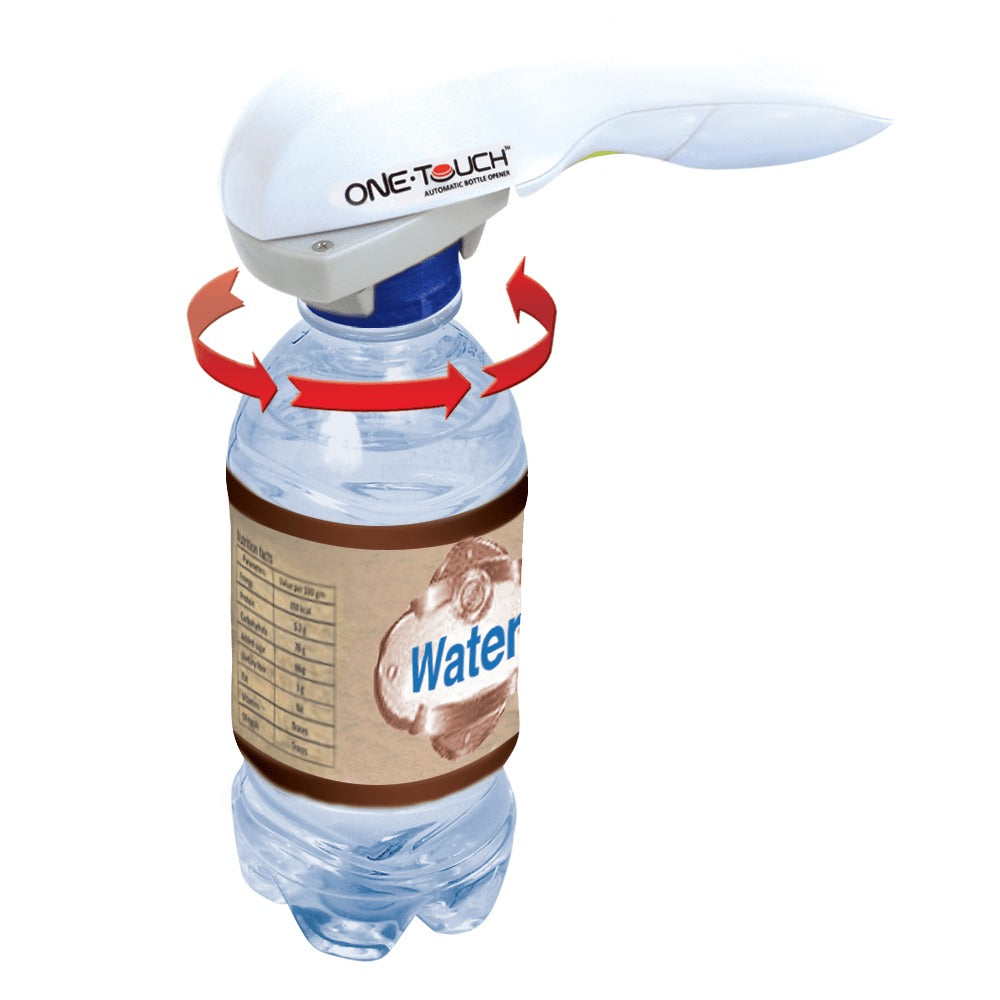 White One Touch Automatic Bottle Opener One Touch S13535