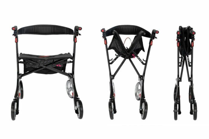 Heavy Duty Outdoor Lite Walker Carbon Fibre Hero Medical S305471