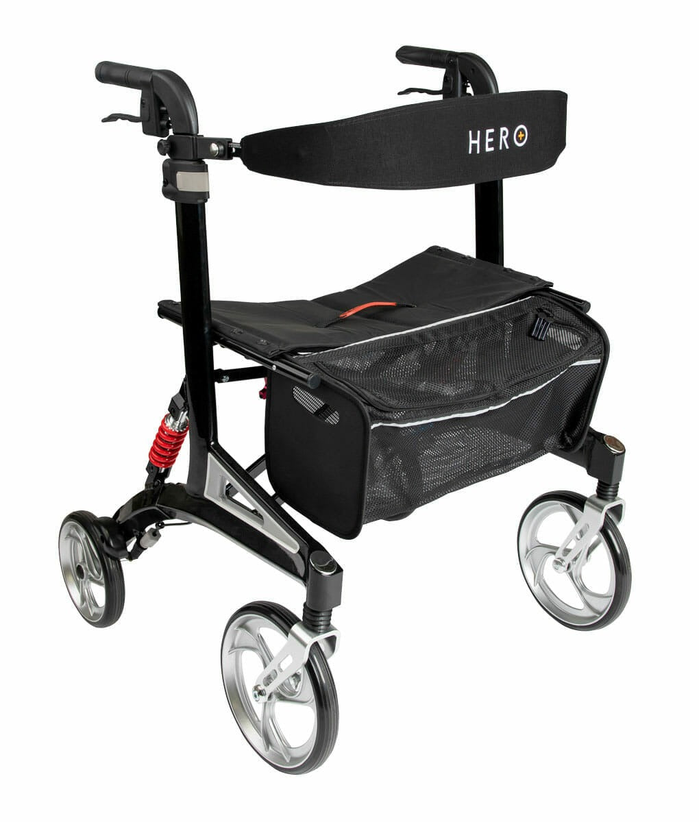 Heavy Duty Outdoor Lite Walker Carbon Fibre Hero Medical S305471