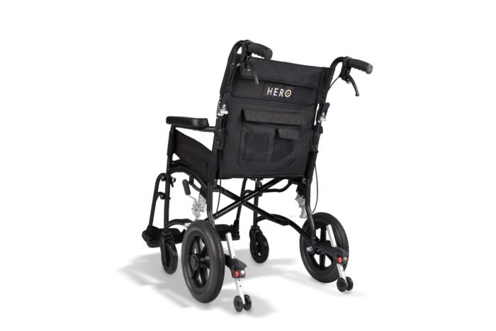 Hero Medical Comfy Lite Self-Propelled Wheelchair Attendant Propelled S309152