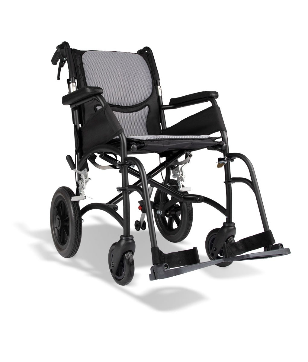 Hero Medical Comfy Lite Self-Propelled Wheelchair Attendant Propelled S309152