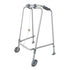 Aluminium Breezy Folding Walking Frame Small with Wheels & Ski's S7950