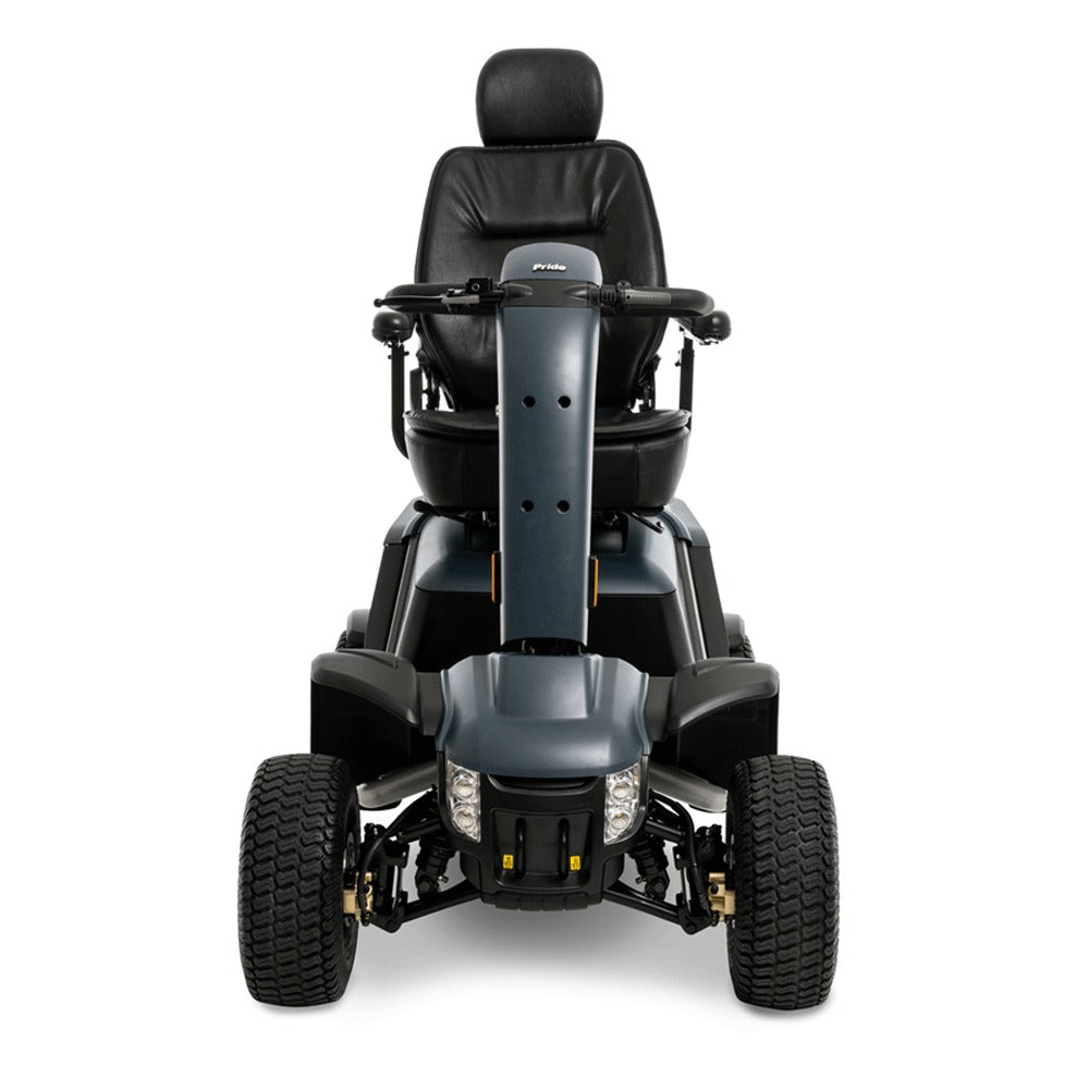 Grey Pride Mobility Outback Mobility Scooter Front SCT670581