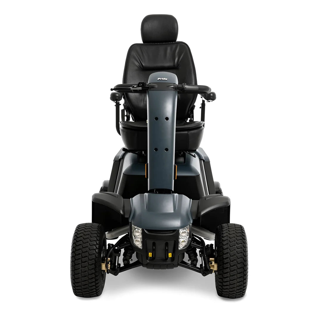 Grey Pride Mobility Outback Mobility Scooter Front SCT670581