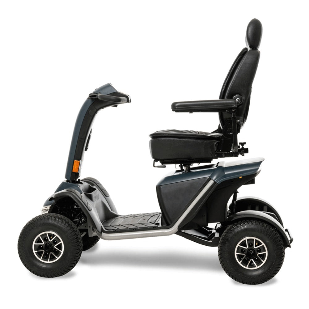 Grey Pride Mobility Outback Mobility Scooter Side SCT670581