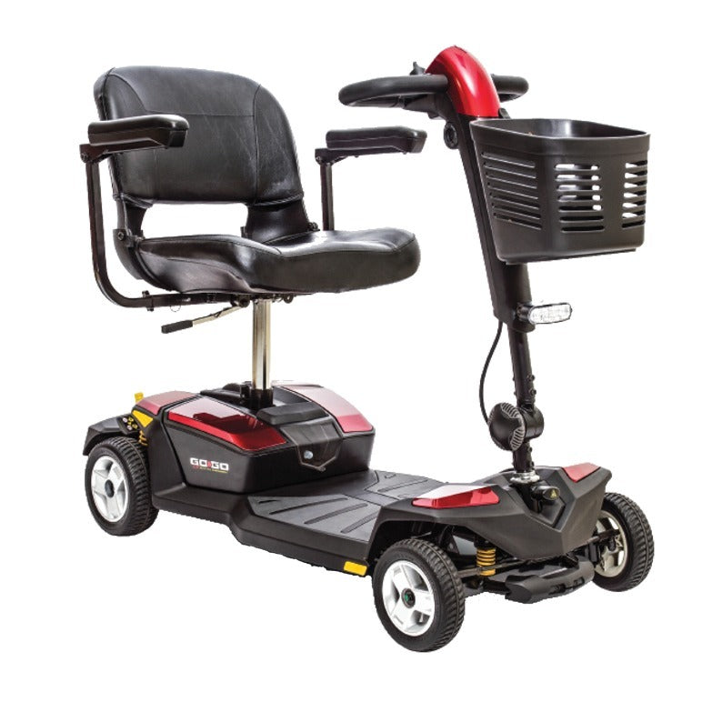 Red Pride Mobility GoGo LX with CTS Suspension Mobility Scooter SCT670612