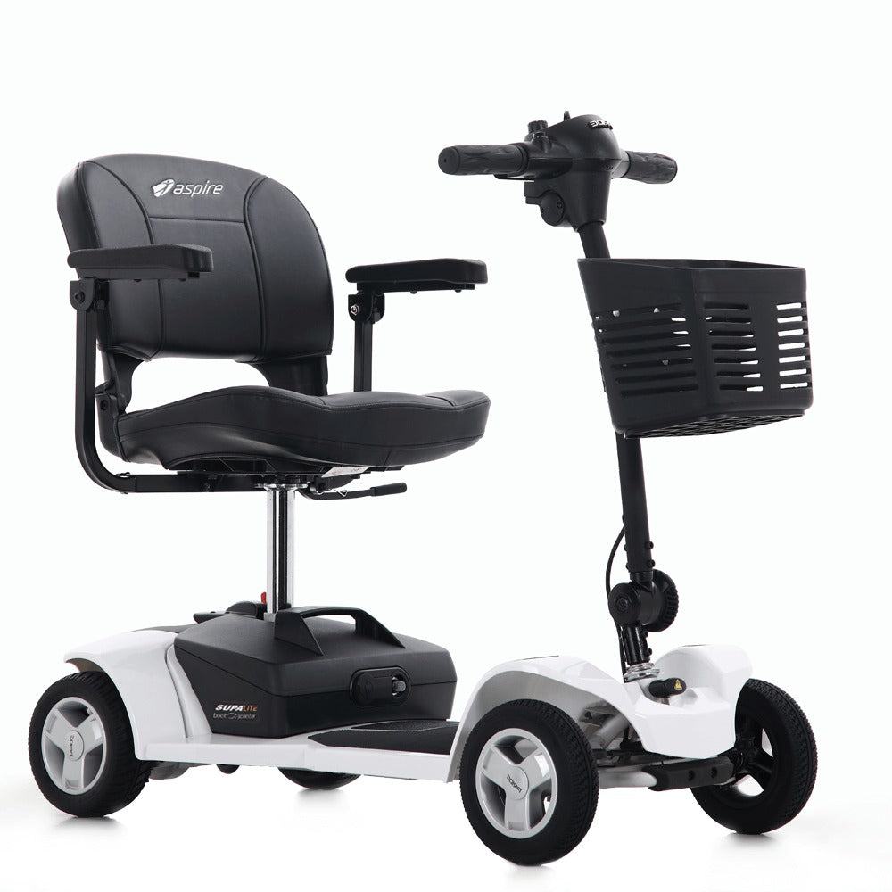 White Aspire Supalite Boot Mobility Scooter SCT670616