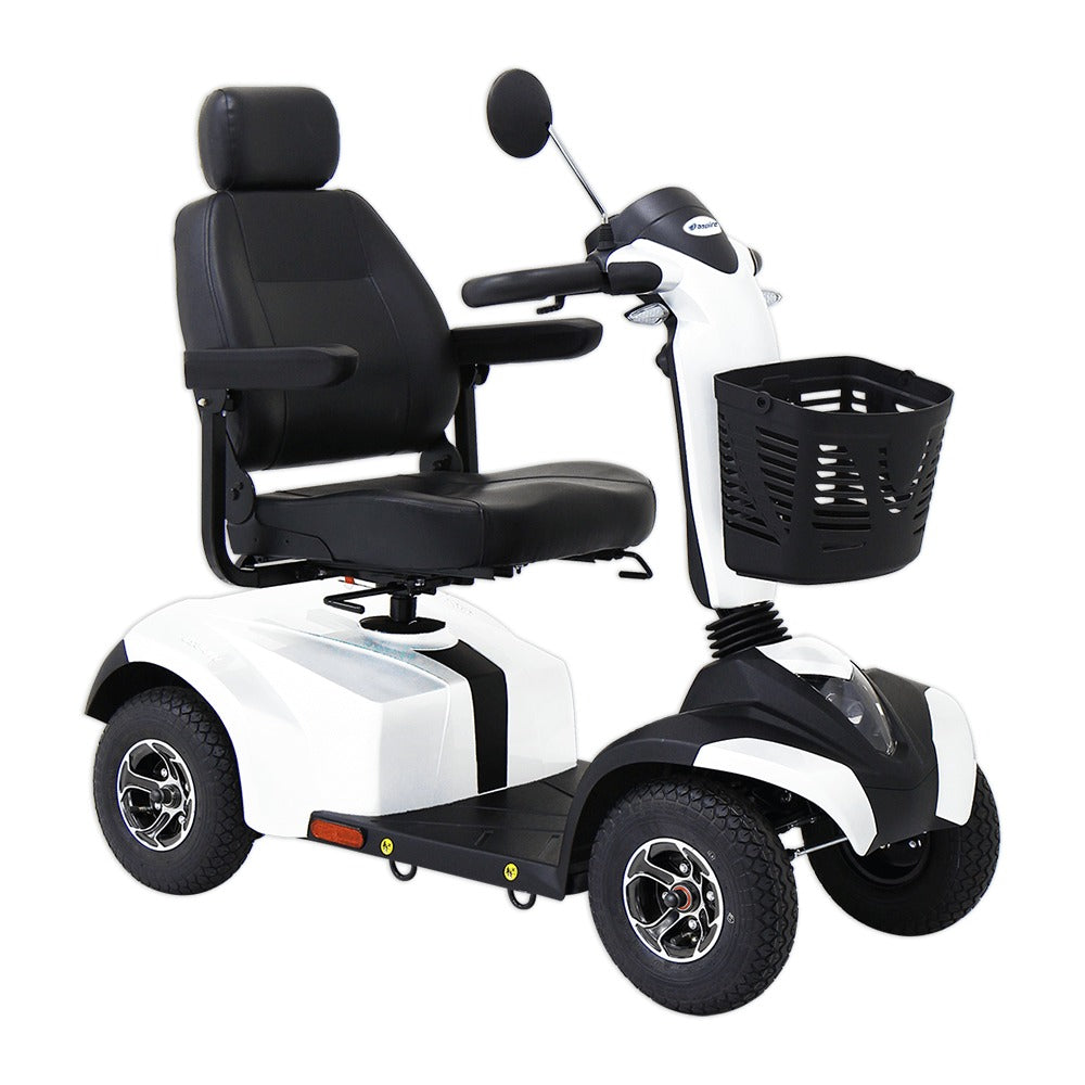 White Aspire Midi Deluxe Mobility Scooter HS520 SCT671210