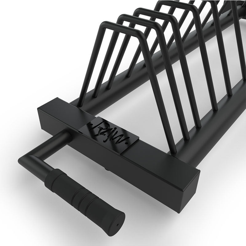 Bumper Plate Storage Rack Toaster Close-Up TOAST-C