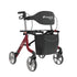 Red Aluminium Aspire Vogue Lightweight Seat Walker WAF705310RE