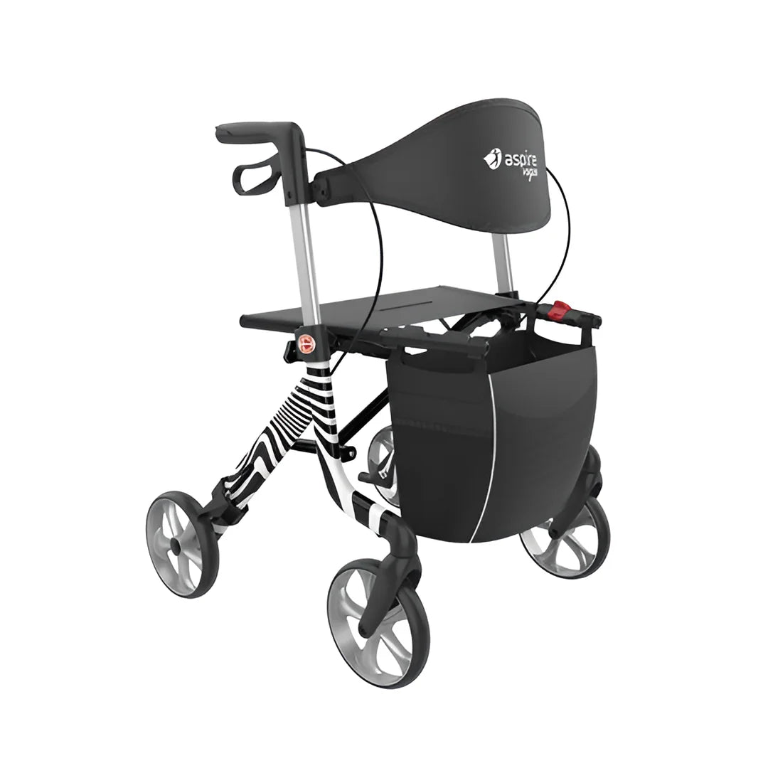 Zebra Aluminium Aspire Vogue Lightweight Seat Walker WAF705310ZB