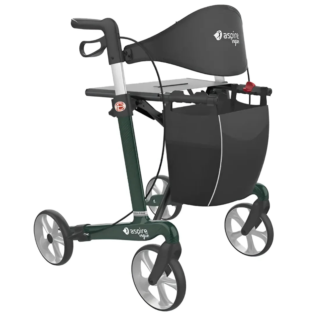 Tall Emerald Aspire Vogue Carbon Fibre Seat Walker WAF705370