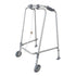 Aluminium Breezy Folding Walking Frame Small with Wheels & Ski's WAF706700A