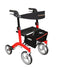 Red Aluminium Freedom Healthcare Stride Seat Walker WAF750150