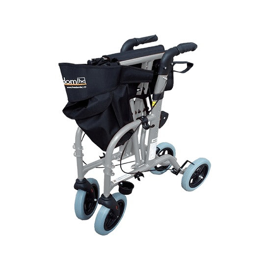 Silver Aluminium Freedom Healthcare Hybrid Transroller Seat Walker Folded BRO199 WAF750340