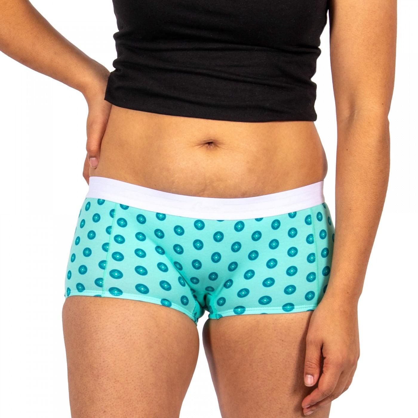 Real Teal Conni Ladies Boyleg Underwear 10 5605-10-RT