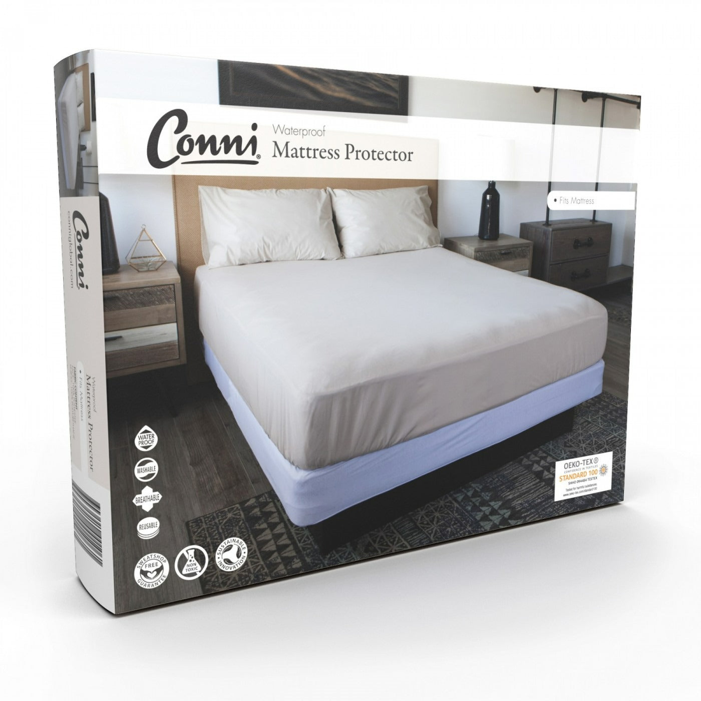 Conni Waterproof Mattress Protector Double 88-137188-00-1