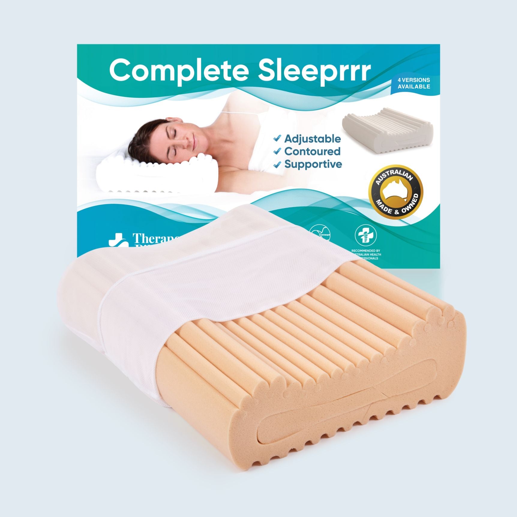 Complete Sleeprrr Plus Adjustable Memory Foam Pillow Medium A100011100