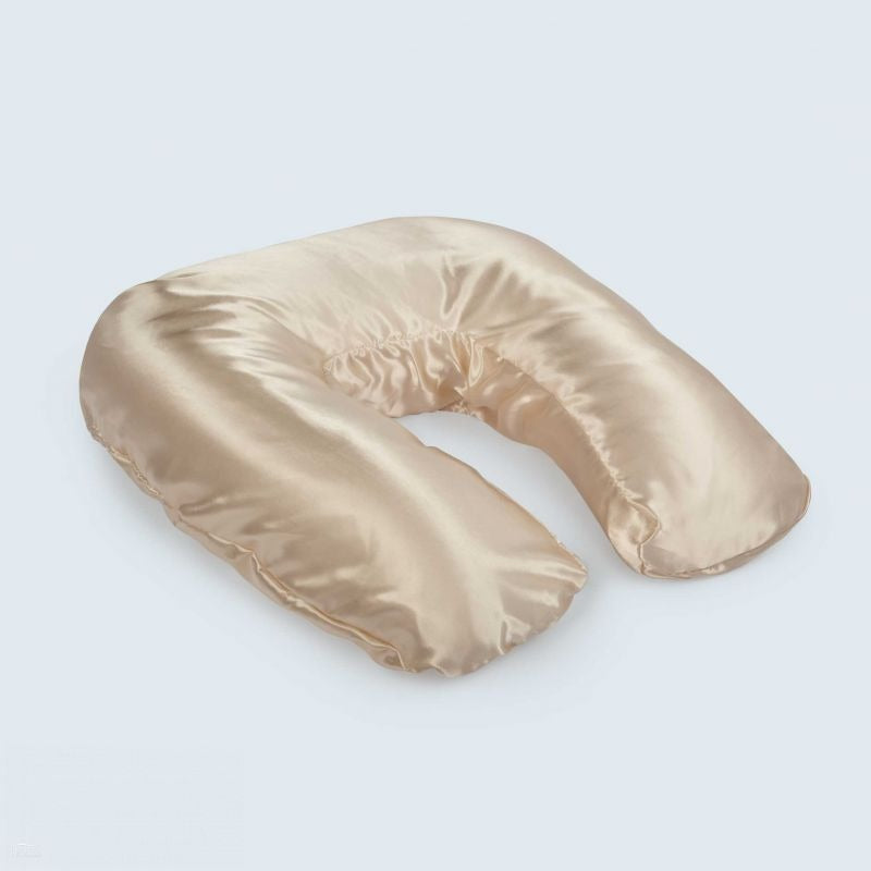 Side Snuggler Body Pillow Satin Champagne Slip Only A190641007