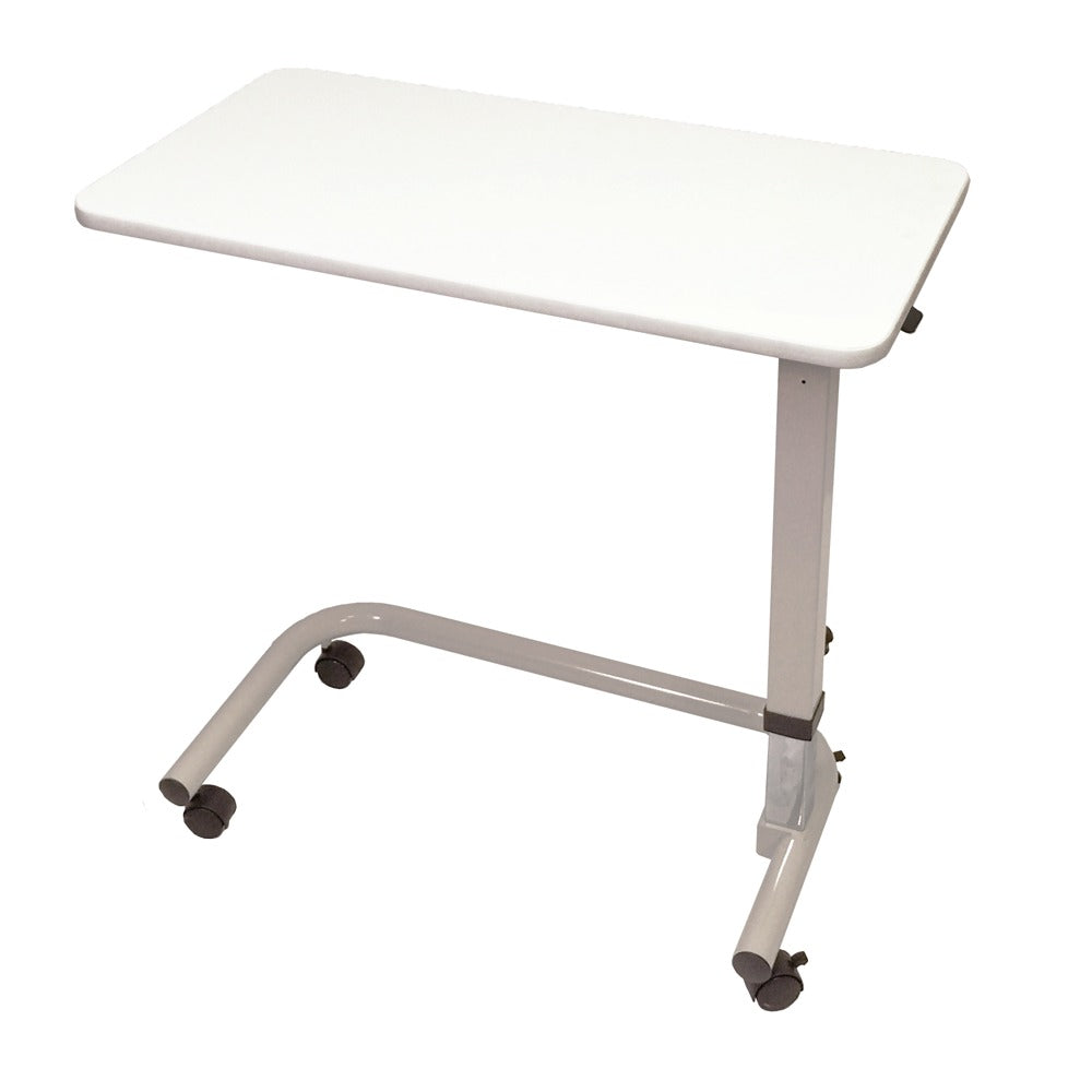 Powder Coated Steel Aspire Over Bed Table - White Laminate BEA006700