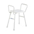 White Aluminium Aspire Shower Stool BTS119005