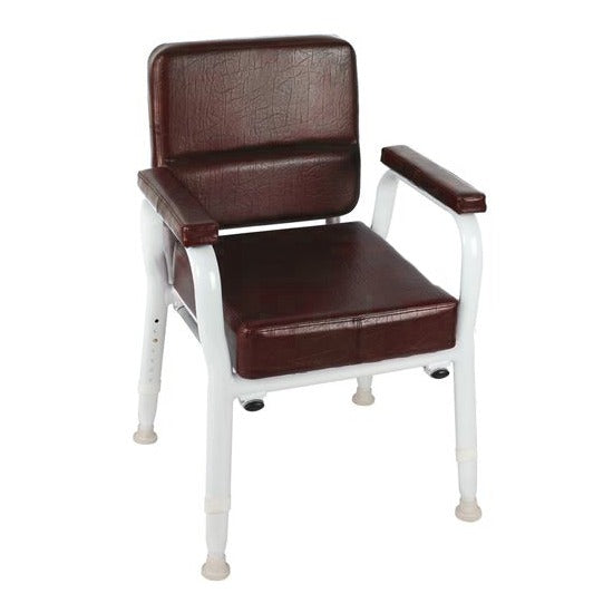 Burgundy Vinyl Freedom Healthcare Low Back Utility Chair LSR535 CHP208300