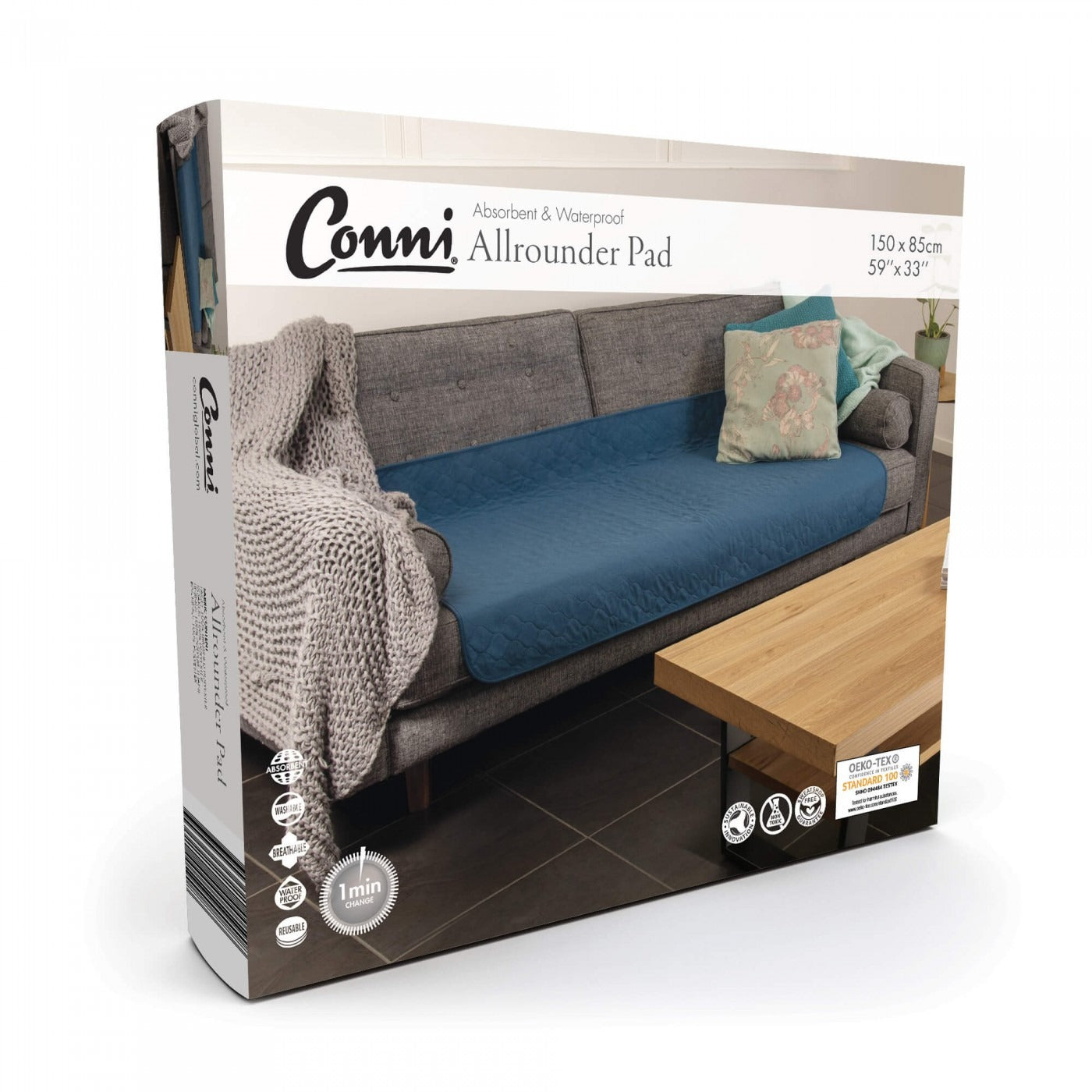 Teal Blue Conni Allrounder Pad CXAR-150085-25-1TB