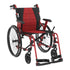 Red Aluminium Aspire Socialite Folding Wheelchair Self Propelled MWS449830