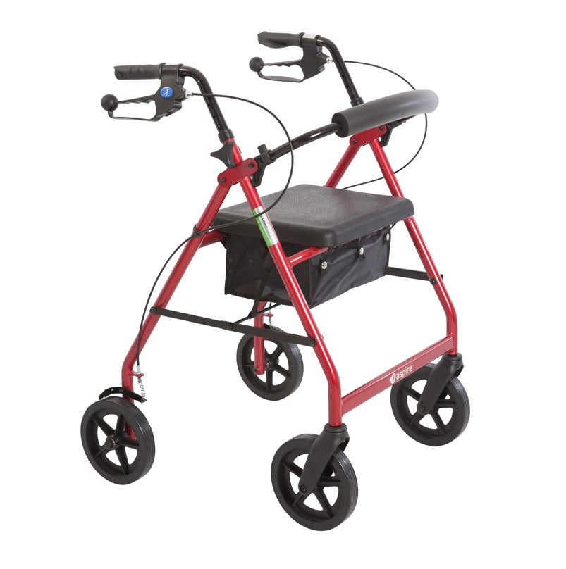 Red Aluminium Aspire Classic 8 Seat Walker WAF705700RE